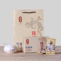 新寶堂十六年陳皮普洱茶禮盒廣東特產(chǎn)送禮72克